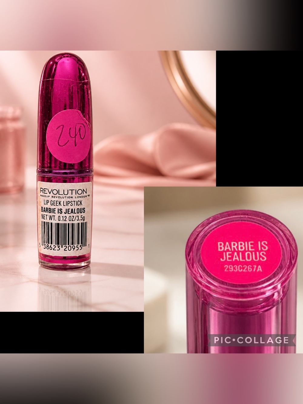 Revolution Barbie Is Jealous Lipstick - Vibrant Hot Pink